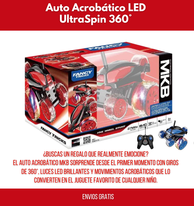 Auto Acrobático LED UltraSpin 360°