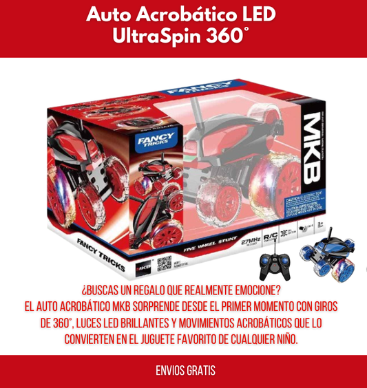 Auto Acrobático LED UltraSpin 360°